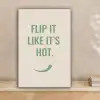 Groen - Quote - Zomer - Chilipeper canvas 2cm klein -sfeer1