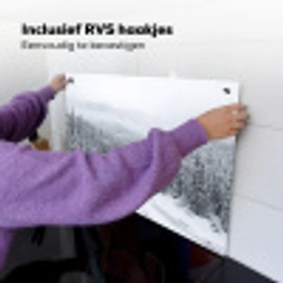 Rivier - Bevroren - Landschap - Winter Inductie beschemer met haakjes klein -ky-ophangen-nl