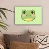 Kikker - Groen - Vriendelijkheid canvas 2cm klein -sfeer1