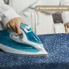 Frans - Citroen -  Stippen - Wit - Blauw Wandkleed katoen klein 269 -sfeer9
