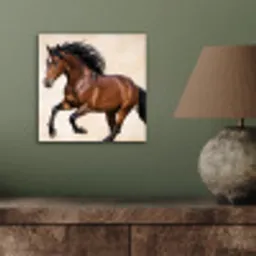 Paard - Galop - Energie aluminium wit klein -sfeer2