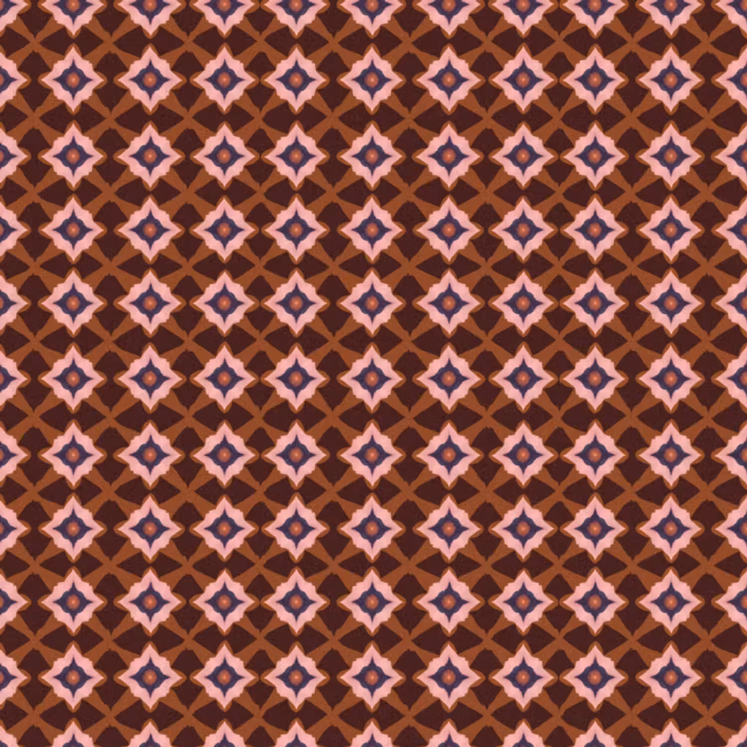 Behang - Geometrisch - Sierlijk - Bruin