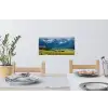 Alpen - Weide - Bergen - Koeien Muursticker klein -eettafel