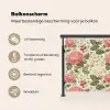 Klassiek - Botanisch - Veelkleurig Balkonbeschermer Duitsland klein 596 -specs_NL