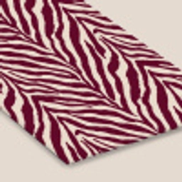 Zebra - Motief - Bordeaux - Rood fotolijst zwart zonder passe partout klein 224 -zsfeer6
