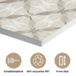 Grafisch - Patroon - Grijs PET vilt klein 837 -closeup_DE
