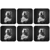 Buldog - Hond - Glas onderzetter kurk middel -zkaufland3dotto