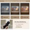 Eenhoorn - Sprookjes dier - Natuur - Meisjes Light Box met batterij (Wandlamp kind) middel -USP_lichtkleurNL