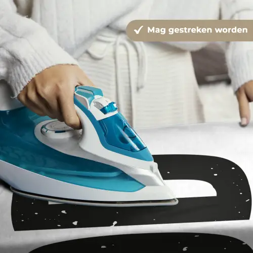 Food - Zwart - Wit - Decoratie Wandkleed katoen klein -sfeer9