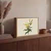 Lelie - Elegant - Botanisch - Beige Light Box met batterij (Wandlamp) middel -sfeer2