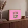 Tekst - Bold - Roze Light Box met batterij (Wandlamp) middel -sfeer2