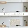 Tegels - Natuurlijk - Grijs keuken achterwand spatscherm klein 900 -voor_na_NL