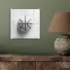 Basketbal - Wit - Schaduw - Lijnen plexiglas 5mm klein -sfeer3