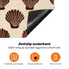Schelpen - Bruin - Patroon Inductie beschermer vinyl 3mm klein -zzzzzzz-td-onderkant