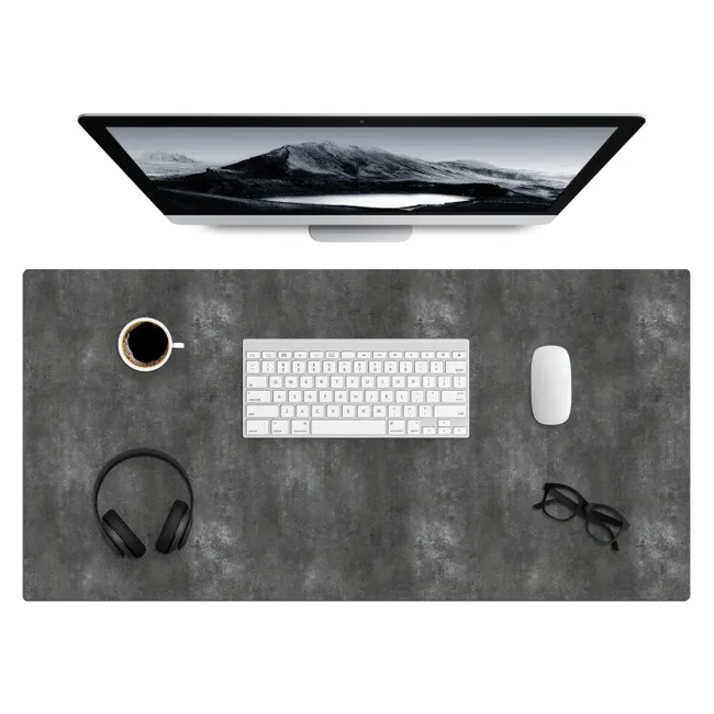 Desk Mat - Dark gray - Rough - Concrete