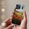 Klaprozen - Rood - Heuvels - Landschap Telefoonhoesje iPhone 17 Pro Max klein -sfeer3_NL