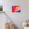 Bladeren - Zon - Abstracte vormen tuinposter los doek klein -sfeer8