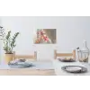 Bloemen - Stelen - Roze - Schaduw Muursticker klein -eettafel