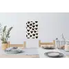Hartjes - Zwart - Beige Muursticker klein -eettafel