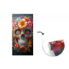 Bloemen - Kleurrijk - Schedel fotobehang vinyl groot -3d