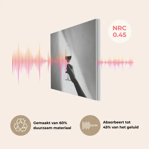 Lichtinval - Wijn - Rood - Glas PET vilt klein -USP_NL