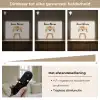 Tijger - Wilde dieren - Pastel Light Box met batterij (Wandlamp kind) middel -USP_dimbaarNL