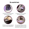 Dream - Paars - Typografisch Inductie beschermer vinyl 3mm klein -zzzzzzz-cc-werking