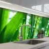 Natuur - Gras - Groen keuken achterwand 2 middel -3d_schuin