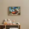 Sportauto - Rood - Dino Light Box met batterij (Wandlamp kind) middel -sfeer2_kind