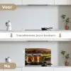 Bier - Hop - Landschap keuken achterwand spatscherm klein -voor_na_NL