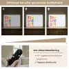 You are art - Kleurrijk - Grafisch Light Box met batterij (Wandlamp) middel -USP_dimbaarNL