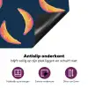 Banaan - Tropisch - Blauw - Patroon Inductie beschermer vinyl 3mm middel 274 -zzzzzzz-cc-onderkant