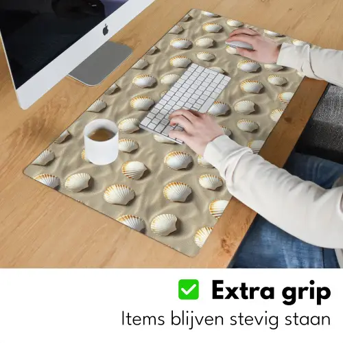 Schelpen - Zand - Maritiem Muismat XXL klein 681 -sfeer3