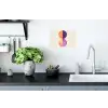 Abstract - Cirkels - Paars Muursticker klein -keuken