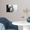 Vissen - Chef - Zwart - Wit poster papier klein -sfeer3