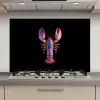 Kreeft - Paars - Roze - Zwart - Stippen - Lila keuken achterwand spatscherm klein -3d_website