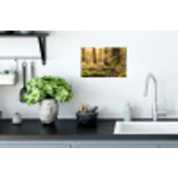 Houtsnip - Bos - Bladeren - Herfst - Gecamoufleerd Muursticker klein -keuken