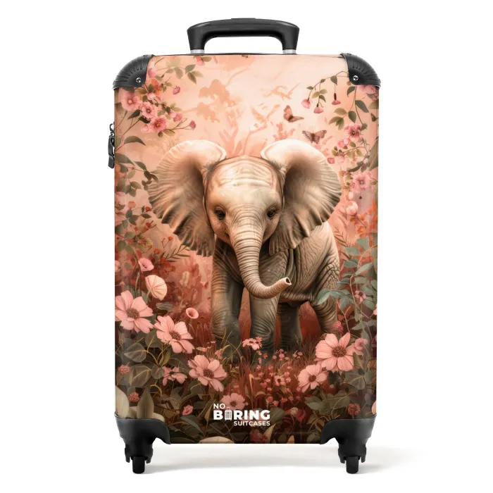 Flora flapoor Koffer - NBS - Handbagage middel -productfoto_recht