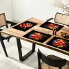 Peper - Graffiti - Verf - Abstract - Modern - Kleurrijk Placemat vinyl groot -zzsfeer4_Kitchenyeah-website