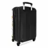 Terrazzo patroon veelkleurig oker en roest NBS - Handbagage koffer - Kinderen Unisex middel -achterkant