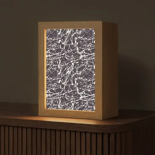 Spat - Waterverf - Wit Light Box met kabel (Tafellamp) klein 925 -z3d_website