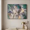 Goud - Blauw - Marmer Textielframe zwart klein -sfeer2