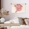 Koraal - Stipjes - Roze Wandkleed katoen klein -sfeer1