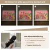 Kleurrijk - Palmbomen - Islamitisch Light Box met batterij (Wandlamp) middel -USP_dimbaarNL