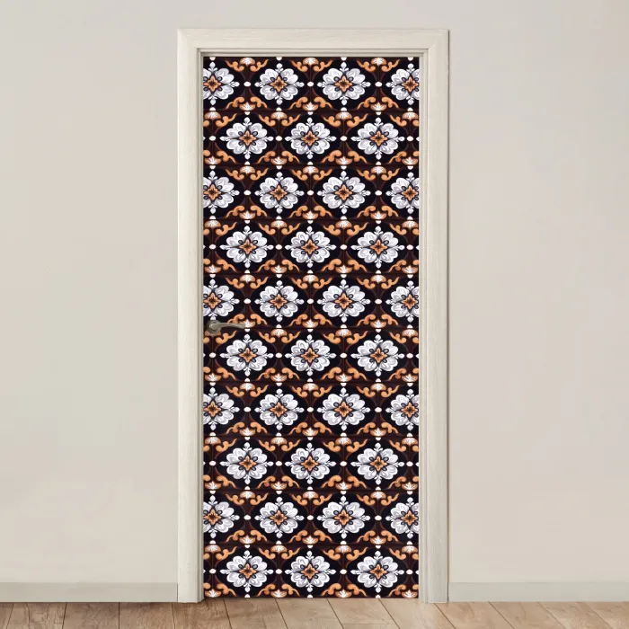 traditioneel - Element - Kleurrijk deurposter klein 289 -3d_beige