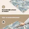 Wolken - Kraanvogels - Blauw Inductie beschemer met haakjes klein 777 -ky-schoon-nl