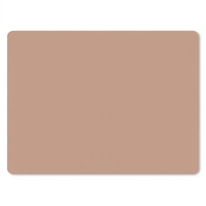 Beige - Kleur - Roze muismat rubber klein 262 -3d
