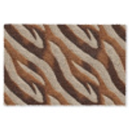 Zebra - Bruin - Patroon Vloerkleed Rechthoek klein 1091 -3d