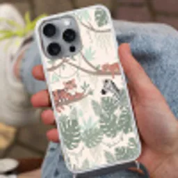 Jungle - Rustiek - Pastel Hoesje iPhone 16 Pro Max met koord klein -sfeer3