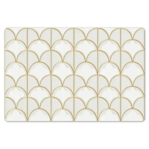 Mozaïek - Bogen - Goud Placemat vinyl groot 368 -zzsfeer1_Kitchenyeah-website